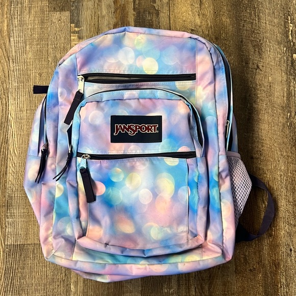 Jansport Bags Jansport City Lights Backpack Pink Blue And Purple Poshmark